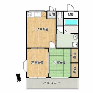 グランシャリオ寺山【3階】の間取り