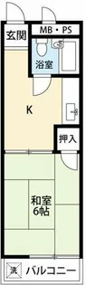 シャレーミウラ【305号室】の間取り