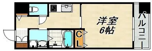 KHKコート板宿【10階】の間取り