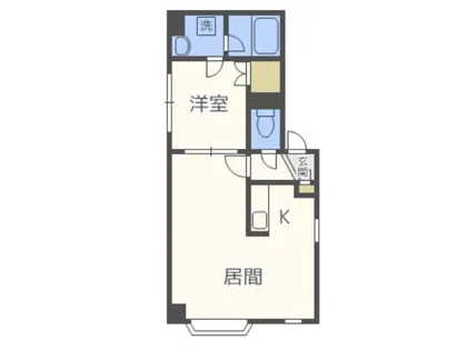 ルミエール大通【4階】の間取り