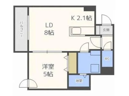 E-Horizon北円山【2階】の間取り