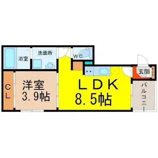 ネマーレ大曽根【3階】の間取り