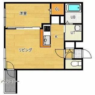 ヴィエルジュ北8条【3階】の間取り
