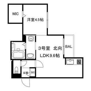 セラヴィ.SE【1階】の間取り