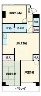 ラフォーレ末広【3階】の間取り