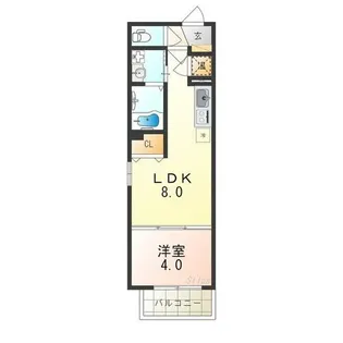 F asecia ENIF【2階】の間取り