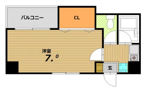 アーバンスクエアー【3階】の間取り