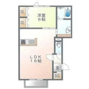 グランドルチェ【103号室】の間取り