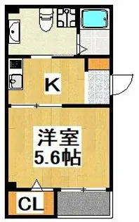 With@白鷺【2階】の間取り