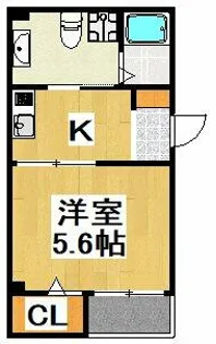 With@白鷺【2階】の間取り