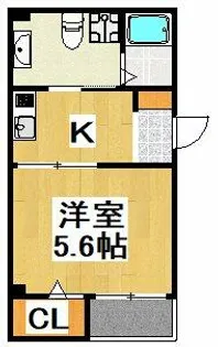 With@白鷺【2階】の間取り