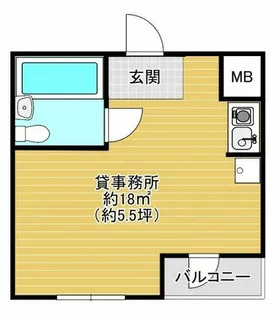 シティコープホリエ【5階】の間取り