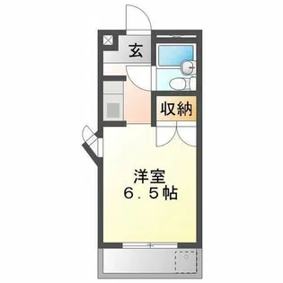 ハイシティ南栄【5階】の間取り