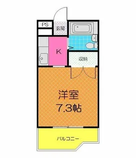 マンションユキ【3階】の間取り