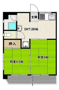 東山パビヨン【5階】の間取り