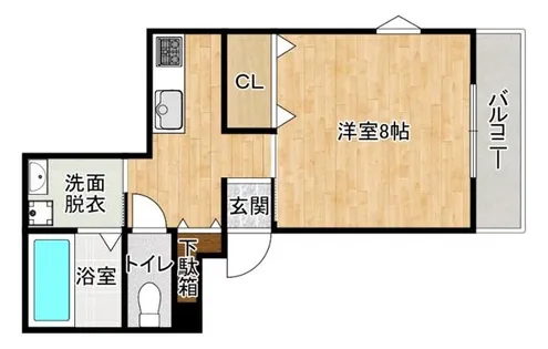 COM HOUSE 1【1階】の間取り