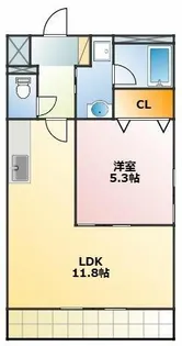 プリエール【2階】の間取り