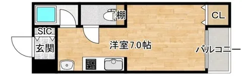 メゾン鳩ヶ瀬【3階】の間取り