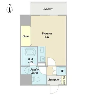 プリヴィアーレ金山【0502号室】の間取り