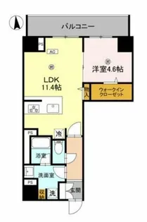 LAZO内久宝寺【5階】の間取り
