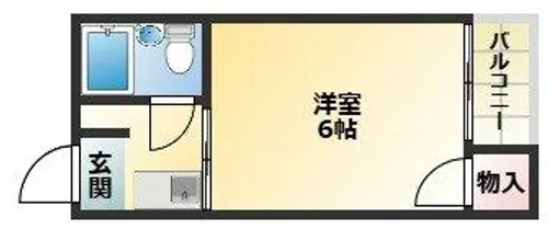 ピリカ平野宮町【3階】の間取り