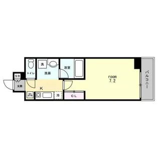 S-FORT桜川南【6階】の間取り