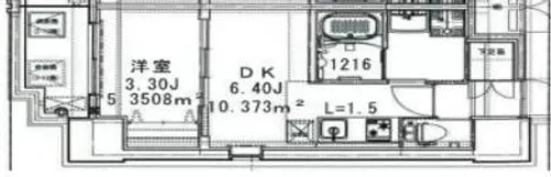 大阪府大阪市東住吉区鷹合2丁目【マンション】の間取り