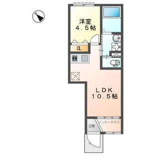 フォレストヴィラ千里イースト【202号室】の間取り