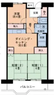 URサンラフレ朝潮橋【1-523号室】の間取り
