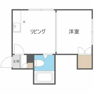 シティハイム麻生【6号室】の間取り