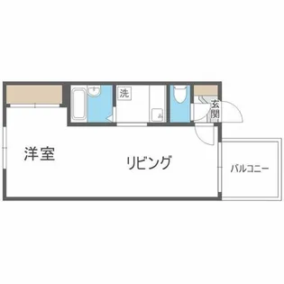 カサデューク北32条87【102号室】の間取り