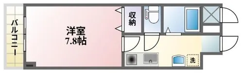 シヨン北九大前【303号室】の間取り