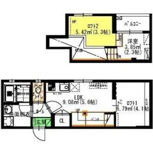 SOLID栄生(ソリッド栄生)【1階】の間取り