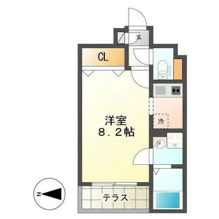 Branche金山【1階】の間取り