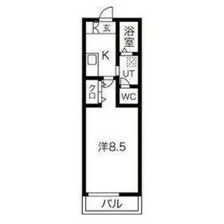 リブレア日比野西B棟【1階】の間取り