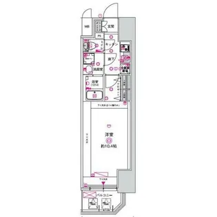 CREST TAPP金山【3階】の間取り