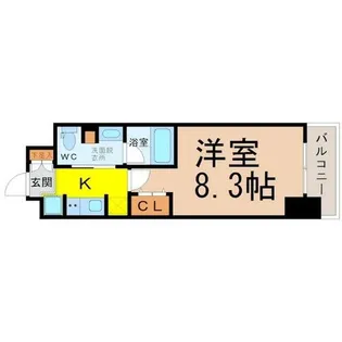 パークアクシス名古屋山王【14階】の間取り