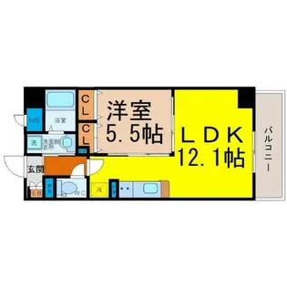 Wisteria(ウィステリア)【3階】の間取り