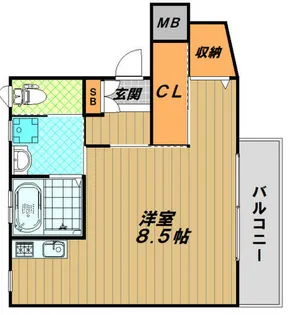 ビスポーク板宿【1階】の間取り