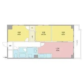 フィレンチェコート【2階】の間取り