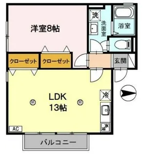 ユウハイツ・山崎【2階】の間取り