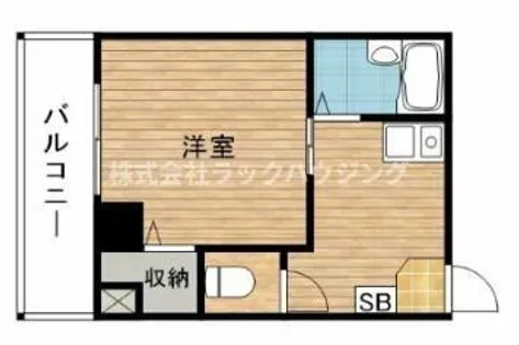 エムローズ太子橋【4階】の間取り