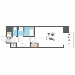 カーサレグラス城東セントラル【3階】の間取り