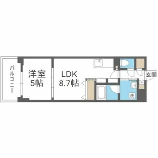 estageo関目高殿【4階】の間取り