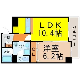 愛知県名古屋市西区幅下1丁目【マンション】の間取り