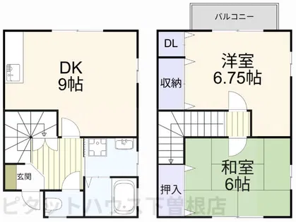 Peaceful四季彩【A1号室】の間取り