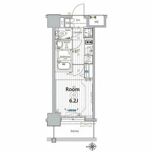 メイクスアート金山SOUTH【6階】の間取り