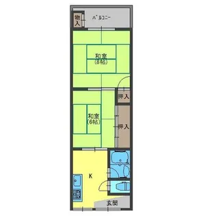 セイワマンション【1階】の間取り
