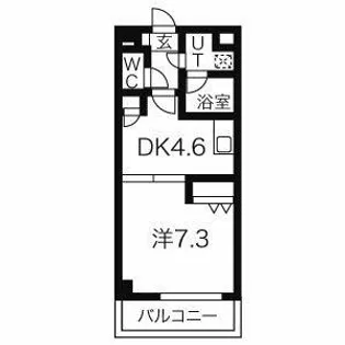 ベレーサ山王【9階】の間取り