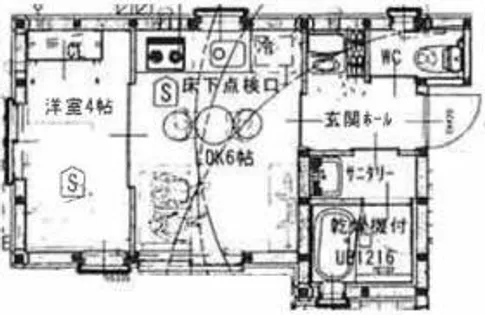愛知県名古屋市千種区本山町2丁目【アパート】の間取り